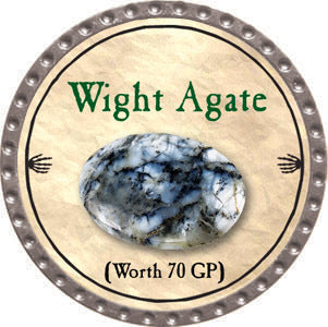 Wight Agate - 2012 (Platinum) - C37