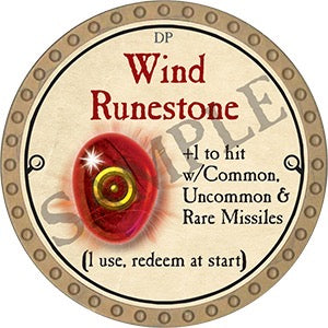 Wind Runestone - 2023 (Gold) - R