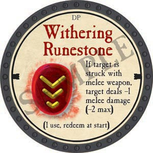 Withering Runestone - 2020 (Onyx) - C37