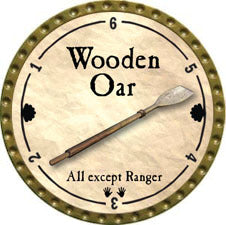 Wooden Oar - 2011 (Gold)