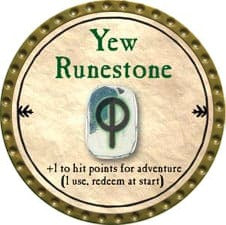 Yew Runestone - 2009 (Gold) - C37