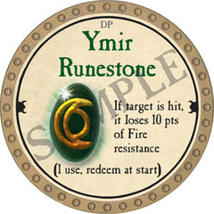Ymir Runestone - 2018 (Gold)